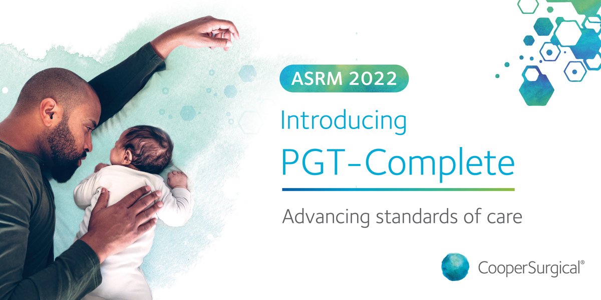 coopersurgical's tweet image. PGT-Complete test is more than just #aneuploidy screening. It offers our most clinically comprehensive insights to provide a new standard of care for #ForGenerationsToCome

Stop by our booth at #ASRM2022 to learn more bit.ly/3RTWcOT