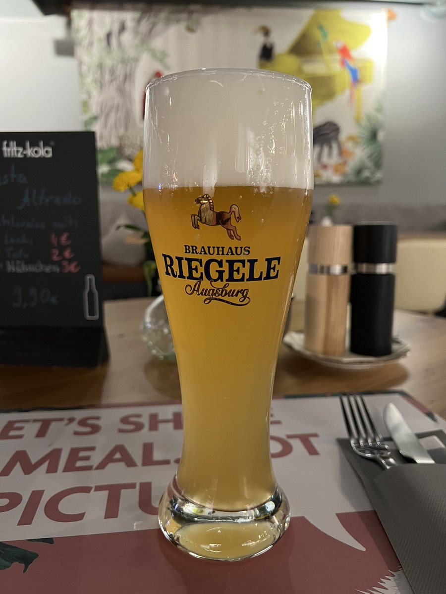 We got really tired and hungry after walking #Augsburg - thanks again @BahnemannLab - looking forward for your visit at the <a href="/TechnionLive/">Technion Israel</a> <a href="/E_Segal_Lab/">Segal Lab</a>