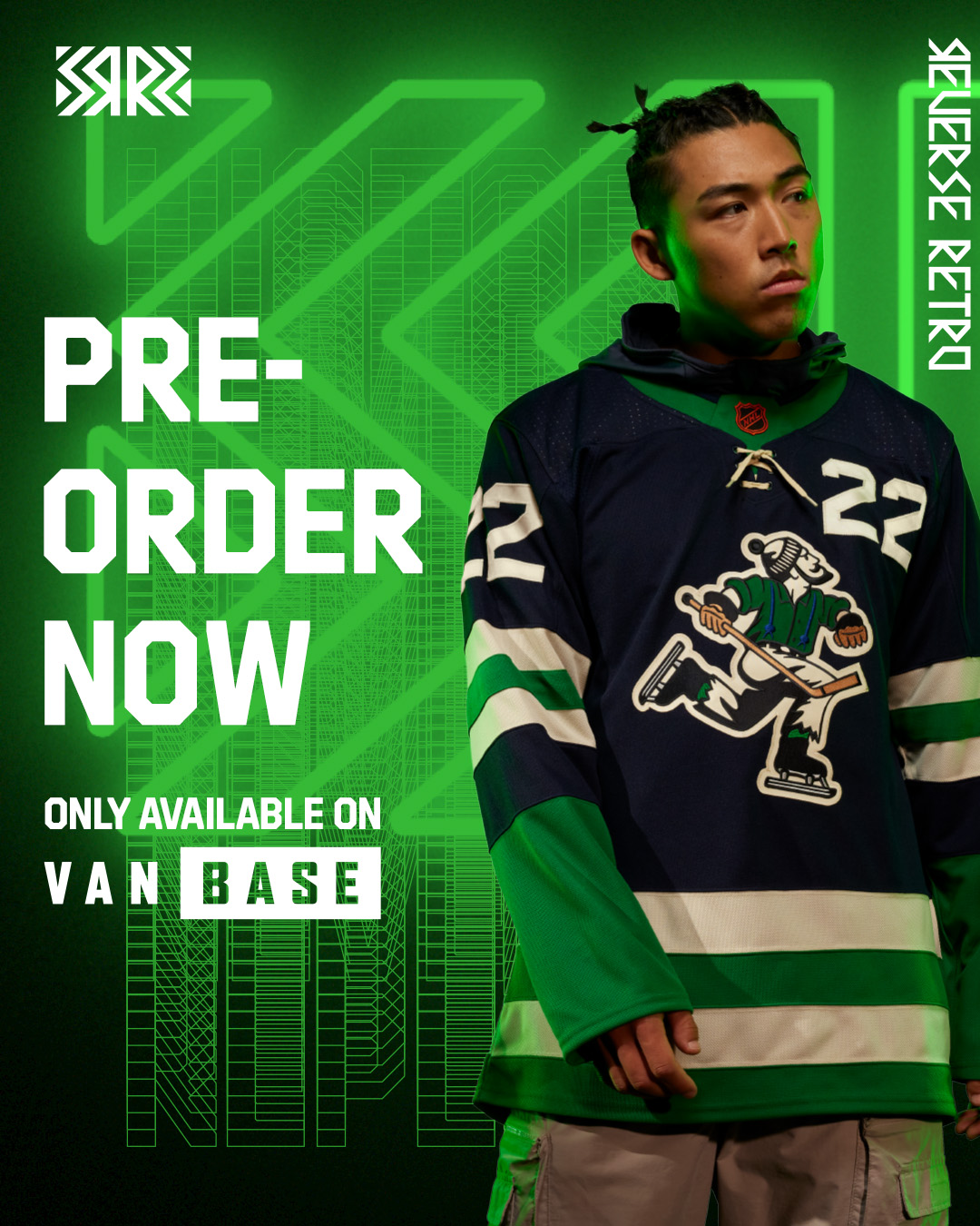 Vancouver Canucks Reverse Retro gear available now