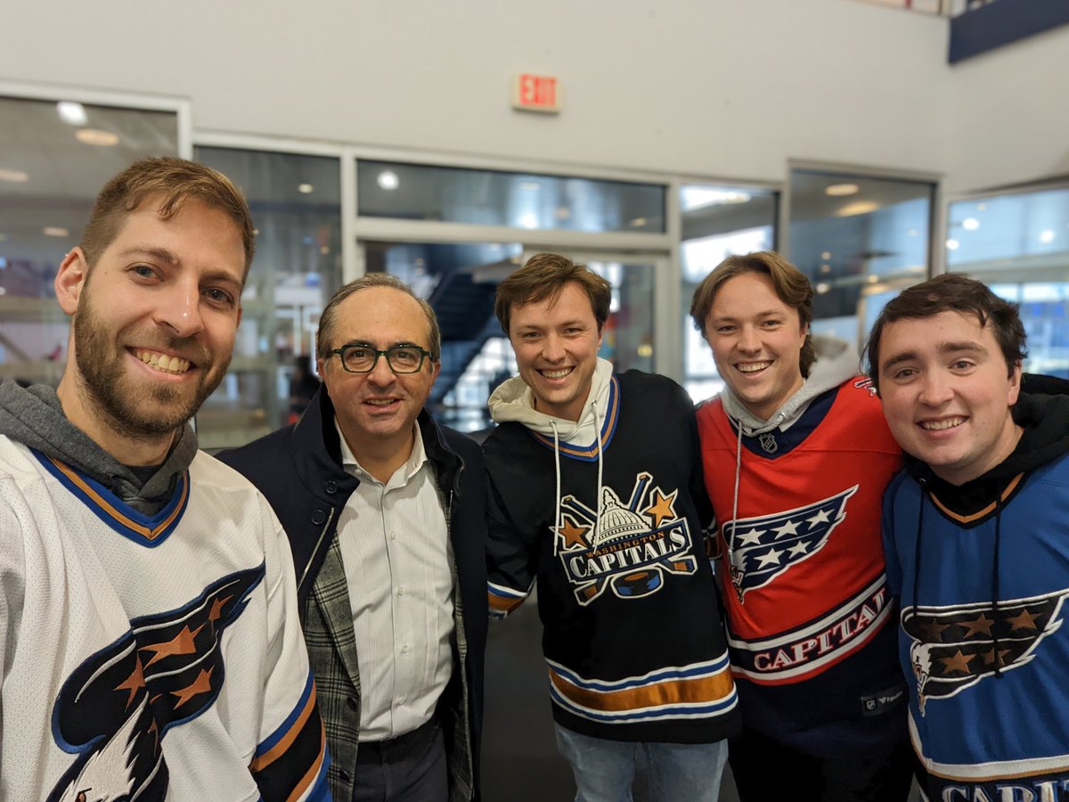 JonoWilliam's tweet photo. Hey @Capitals here we are! 😁 @KingDavidRut @drewrepp and Thomas https://t.co/YrV0sW8ojb
