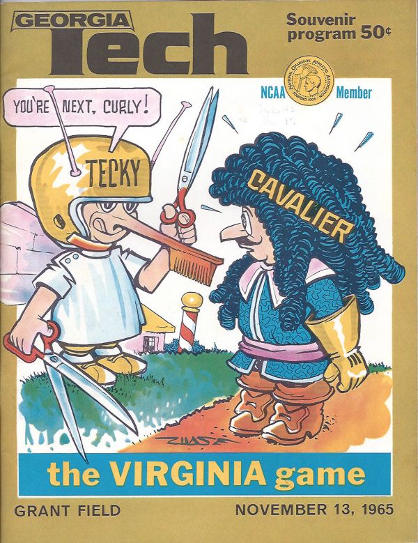 Georgia Tech vs. Virginia Flashback: The Yellow Jackets crushed the Cavaliers on  November 13, 1965, 42-19. buff.ly/3TGCO94