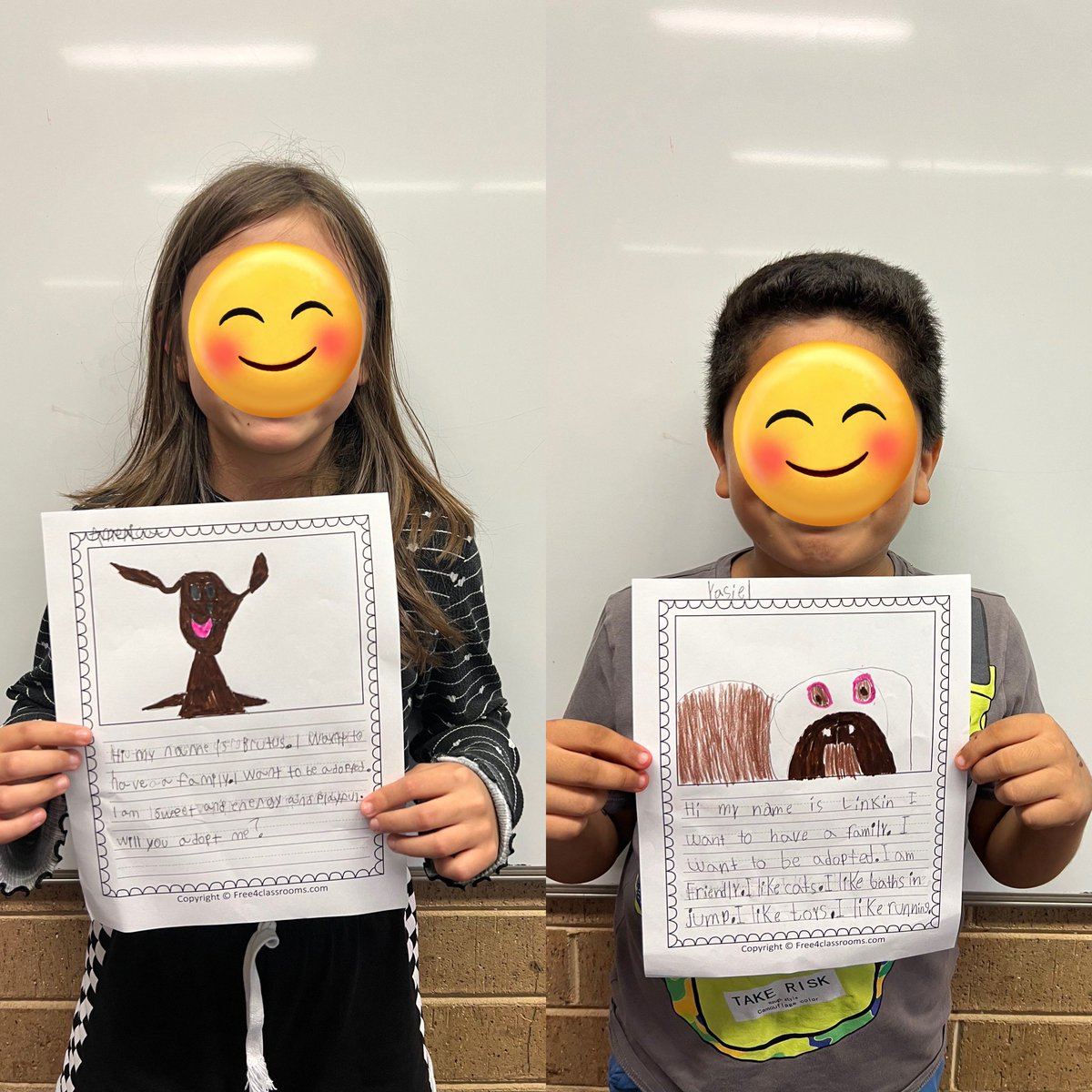 JJaramilloESL's tweet photo. After Clai Martin’s visit, the Rowan County animal shelter enforcement Manager, 3rd grade ELLs wrote letters to help shelter pets be adopted. Some of them already are and the new owners took the letters home!
@RSSchoolsNC @ParticipateLrng #rssextraordinary @knollwoodelem https://t.co/bu77pouzgp