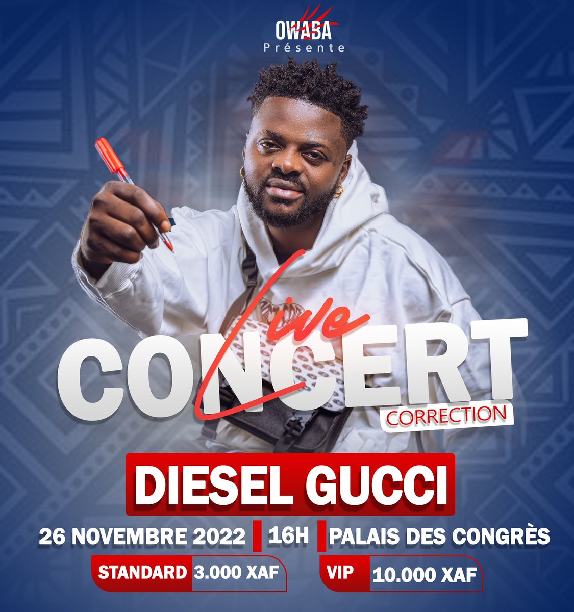 dieselguccioff's tweet photo. Un bon dirigeant ne désire pas de mener mais de servir, ensemble nous allons corriger le palais des congrès le 26 Novembre 2022, préparez vos stylos rouges 🖍 https://t.co/8byMnA5rWd