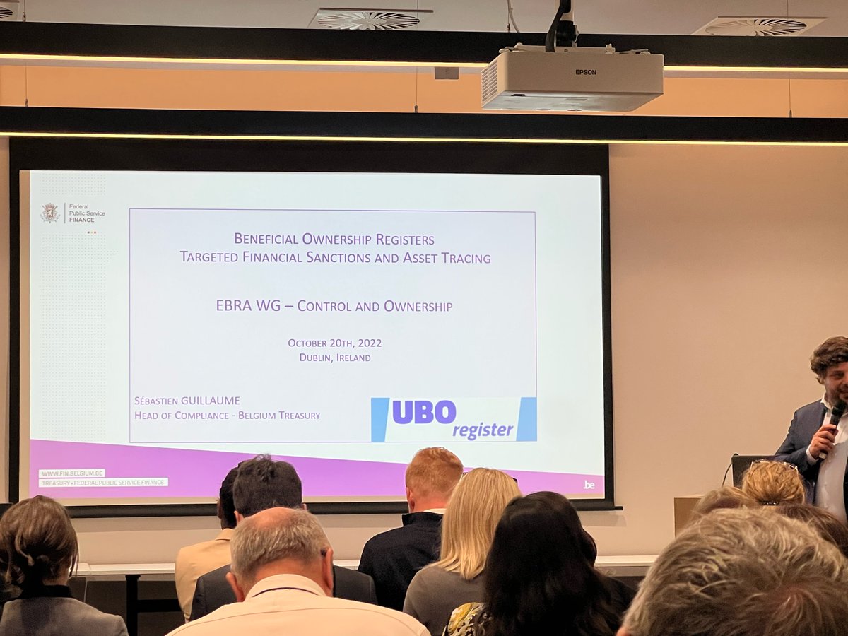 CNG_TC's tweet photo. L'@EBRA_BusReg réunissait à Dublin les teneurs de registres des bénéficiaires effectifs, dont le @CNG_TC, pour :

✅ partager les bonnes pratiques
✅ discuter des enjeux à venir
✅ débattre des évolutions réglementaires

Ces échanges renforcent le dispositif européen. 🇪🇺 https://t.co/RxqMGGDWHg