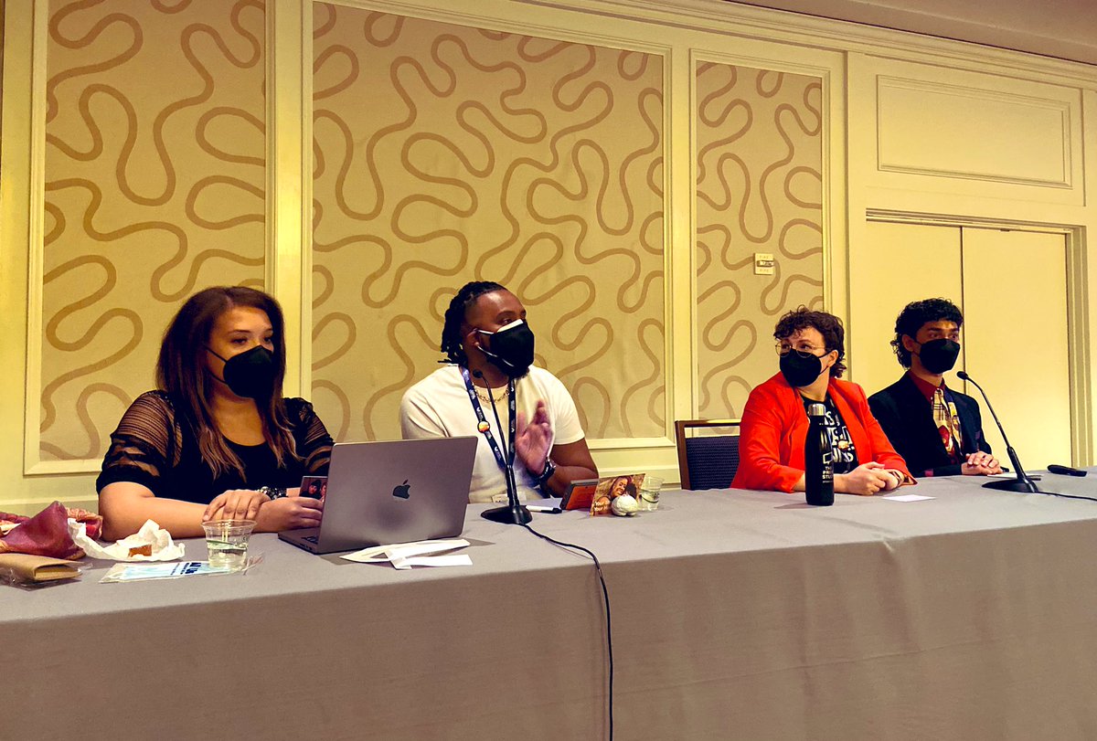 ThePRIDEStudy's tweet photo. When talking to the community make sure to compensate them for their time. And provide food! - JT (aka. German Chocolate) #PrideInHealth #GLMA22 https://t.co/oJIFzhMzlU