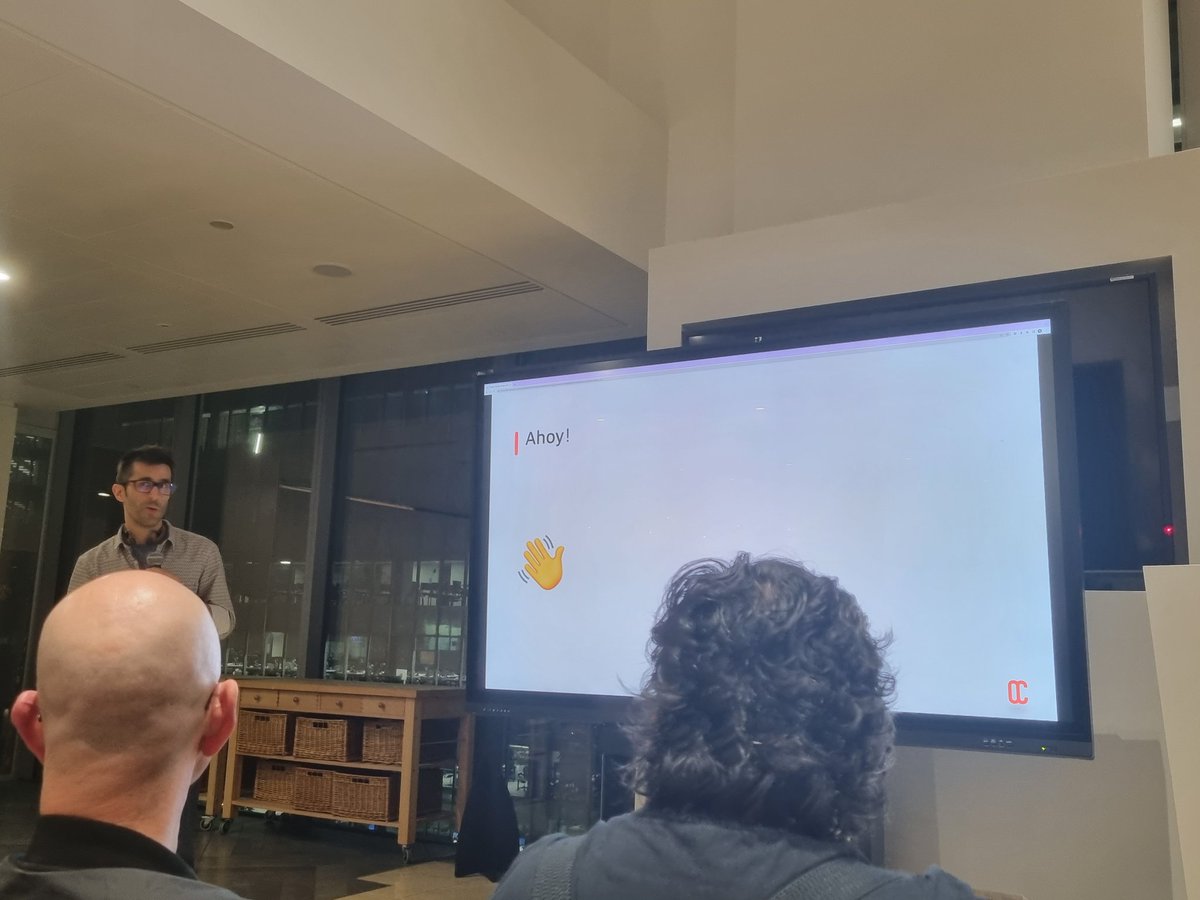 devstefops's tweet photo. Starting now 🎉 #londondevops https://t.co/EEgjcJsTqI