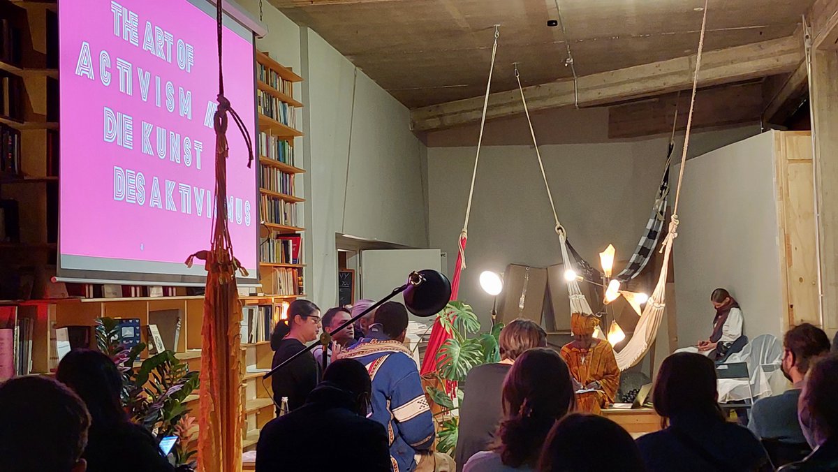 The art of activism - panel discussion about EU borders, migration, refugees and pushbacks at #SavviContemporary in #Berlin