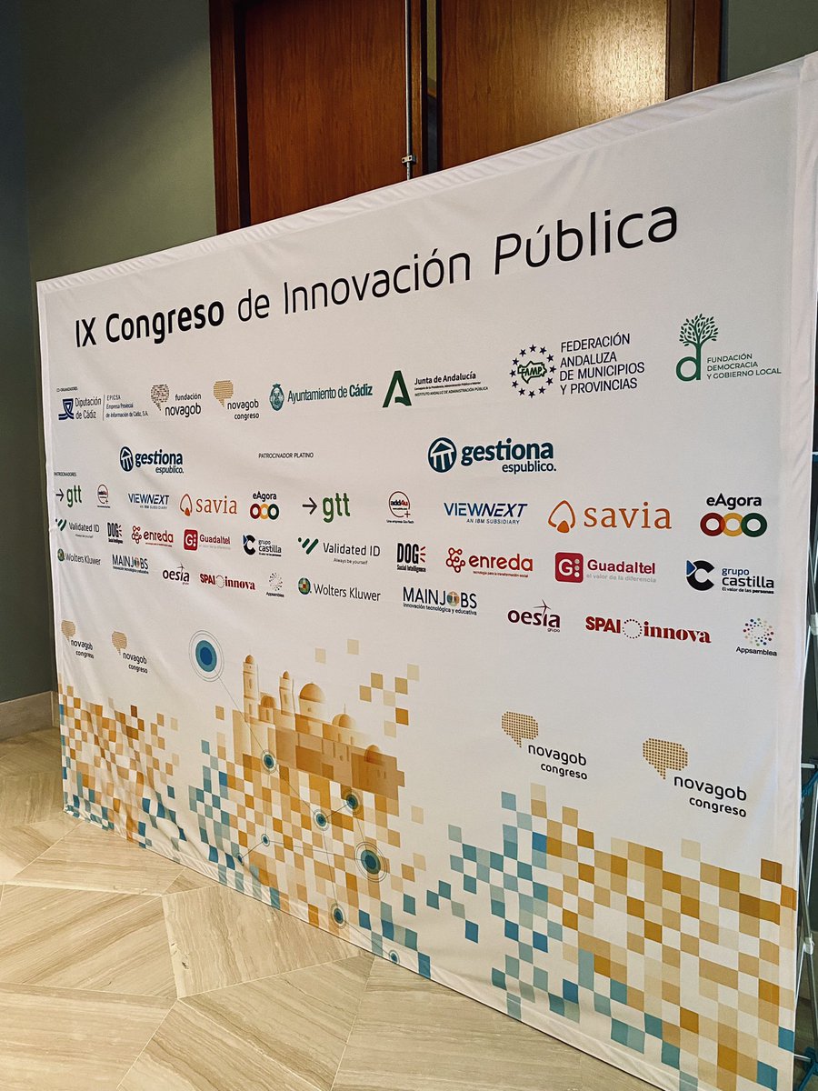 Feliz de participar estos días en #NovaGob2022. Una escuela sobre la innovación en el sector público y una clara apuesta por la vocación al servicio. Y encima en mi tierra, ¿qué más se puede pedir? 👇🏻