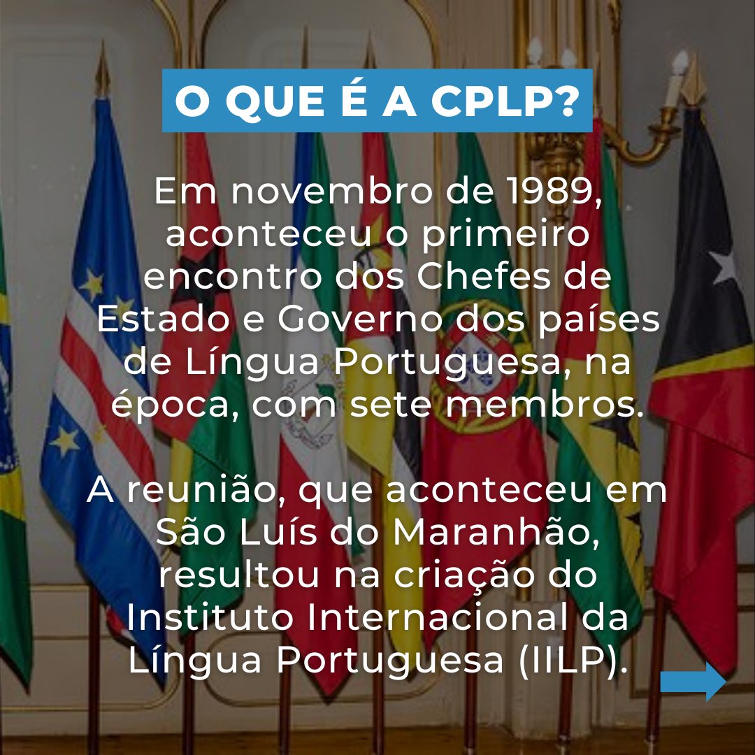 festlip's tweet photo. Você sabia que existem cerca de 270 milhões de pessoas no mundo que falam português?
Graças a isso nasceu a Comunidade dos Países da Língua Portuguesa.
Você já conhecia a história da CPLP? Comenta com a gente!
#festlip #teatro #festival #cultura #musica #artes https://t.co/fcliqvlNhx