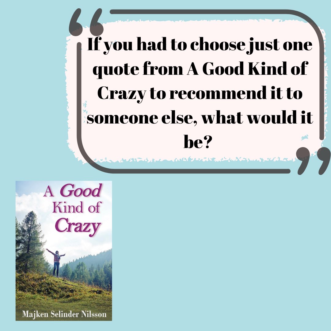 What’s your favorite quote from A Good Kind of Crazy? #agoodkindofcrazy #books #quotes #author #bookstagram #booktok