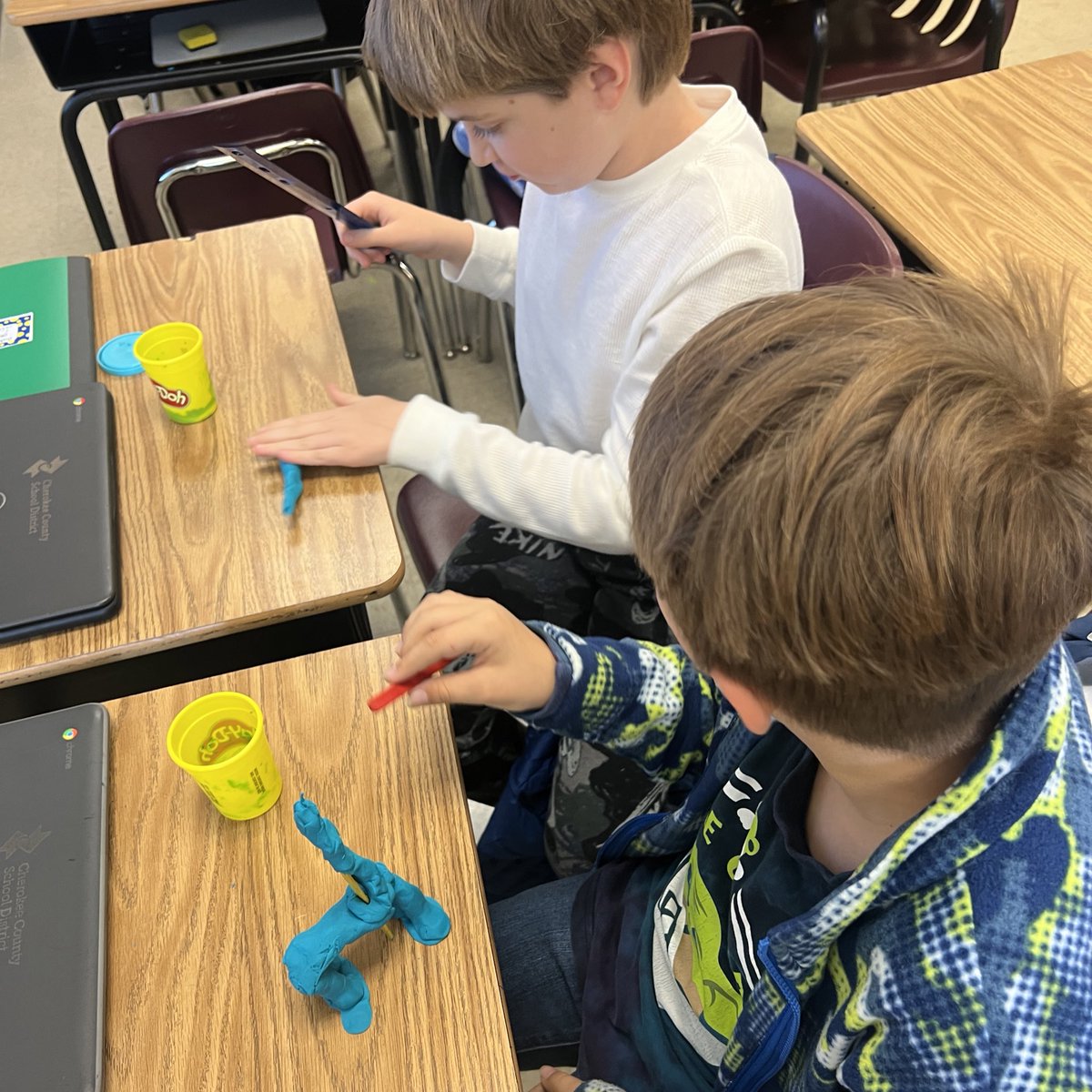 Why are backbones important? Students discovered why giraffes need a backbone after trying to build a giraffe without a backbone! We improved our design with toothpicks, straws, craft sticks, and chenille stems! <a href="/ClarkCreekSTEM/">Joey Moss</a> <a href="/Brittony_Monroe/">Mrs. Monroe's Class</a>