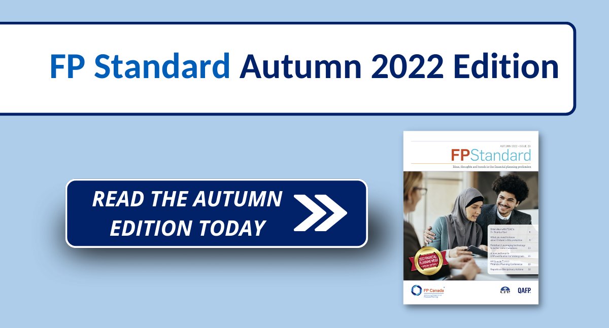 The latest issue of FP Standard magazine is now available! Explore the issue for exclusive interviews, research highlights, policy updates, and a sneak peek at Financial Planning Week 2022. spr.ly/6013MmMOU 

#FinancialPlanning #CFP #QAFP #FPW2022