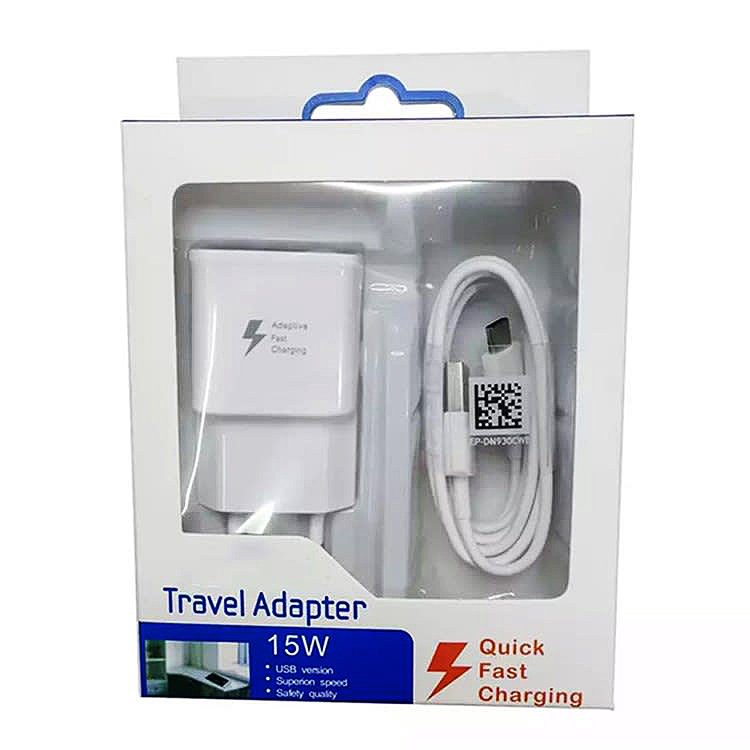 crisandcriscl's tweet photo. 🛍️ #NuevoProducto | Cris &amp; Cris #TiendaVirtual 
Cargador de carga rápida + cable tipo C Travel Adapter 15W

#Precio $3.490 c/u

Cargador de carga rápida más cable tipo C modelo Travel Adapter 15 W.  QC3 con cable de datos USB tipo C, compatible para Samsung Galaxy s8 s6 s7 S10. https://t.co/0ofspqdF44