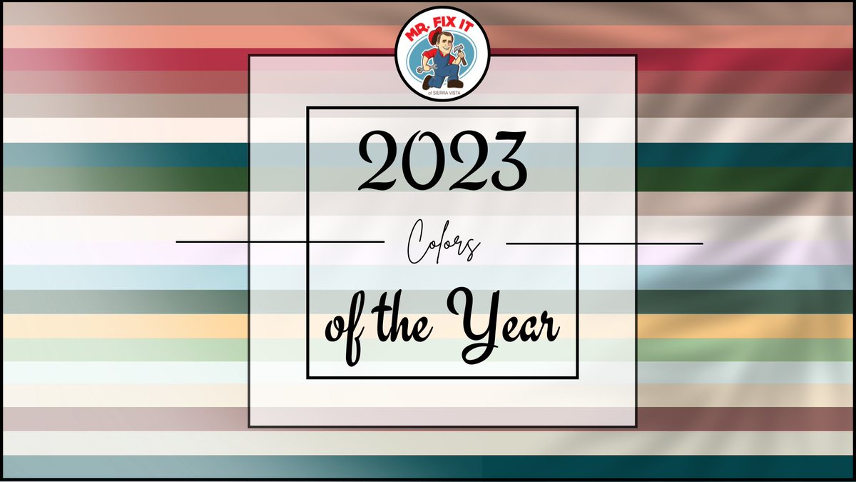 Check out our latest blog entry! The major paint brands have announced their color of the year for 2023!! 
mrfixitsv.com/single-post/pa…

#mrfixitsv #sierravistaaz #coloroftheyear2023 #svchamber