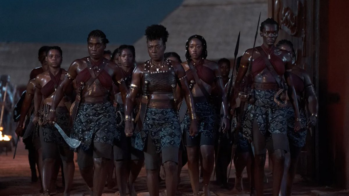 OkayAfrica's tweet photo. Nana Afriyah helped bring the costumes of 'The Woman King' to Life. 🇬🇭

The Ghanaian designer and costume coordinator worked with the film's costume designer and led a team of local artisans to make the actor's outfits. 

She spoke all about it here: https://t.co/NEAxyoa1gK https://t.co/gkv1fEbMzR