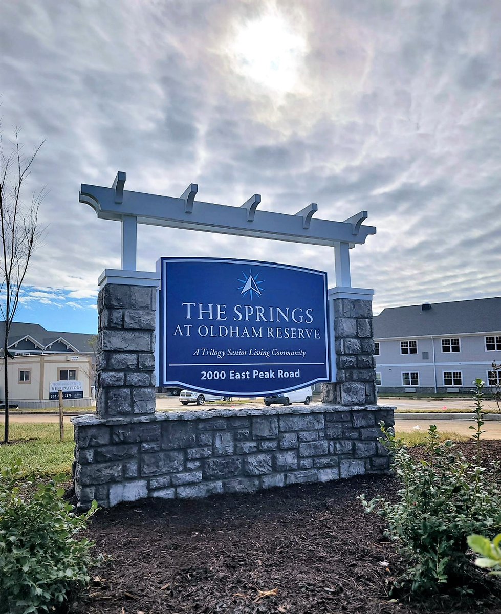OldhamReserveSL's tweet photo. It's a BEAUTIFUL day in La Grange!  Before we know it, we will be welcoming our residents into their new home.  What a privilege to serve the seniors of Oldham and the surrounding counties.  Call us today!  Tours will be starting SOON!  502-977-2356 https://t.co/x3vXXCBBBV