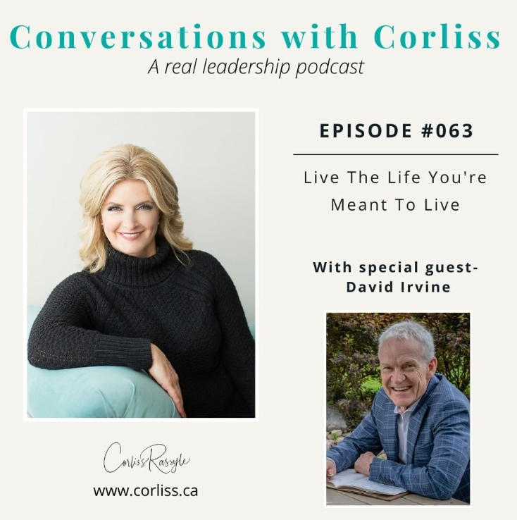It was such a pleasure to spend time with Corliss discussing how we can live the life we are meant to live.

You can find the full podcast here podcast.corliss.ca/e/063-david/

#TheLeadersNavigator #leadership #authenticity #authenticleadership #leader