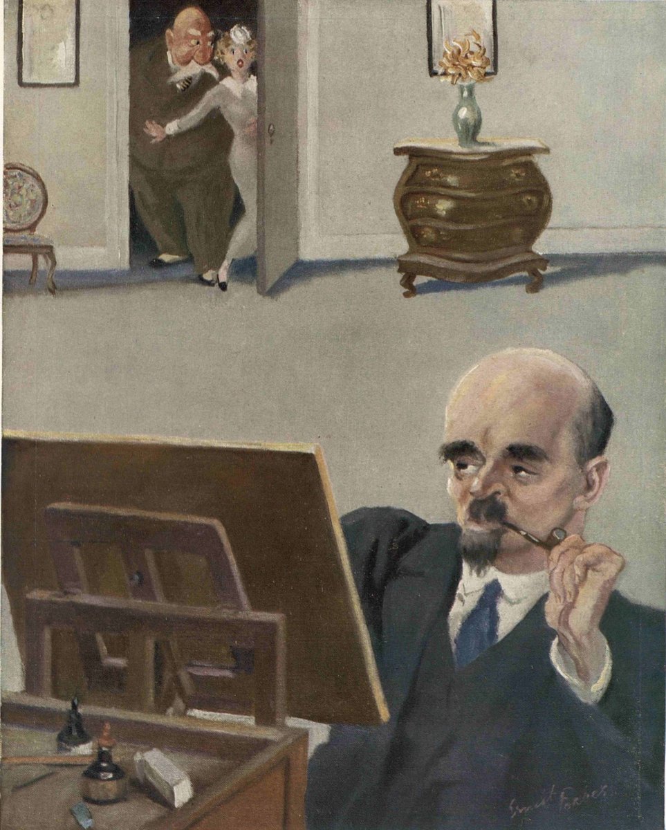 Cartoon4sale's tweet photo. “Colonel Blimp to see you sir!” Cartoonist David Low by Ernest Forbes #ColonelBlimp #DavidLow @felixmlarkin https://t.co/9k4snqN6Xp