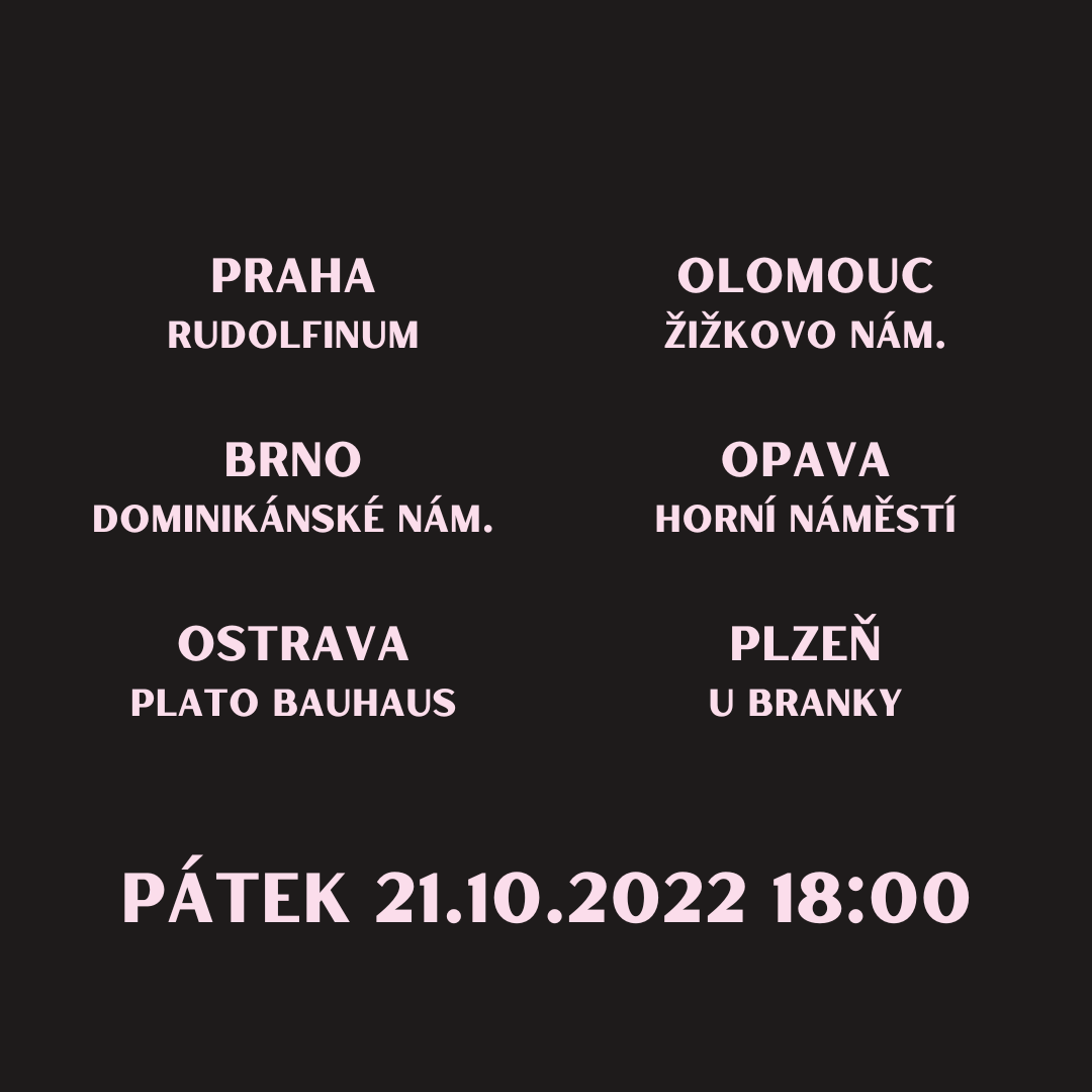 Kolektiv115's tweet photo. ‼️Už zítra: Nebudeme mlčet - pochod proti násilí na LGBTIQAI+ lidech‼️
🏳️🌈 Páteční akce proběhnou v 18 h. v hned 6 městech:
📍 Praha: https://t.co/308J86ycAp
📍 Brno: https://t.co/Bj37A93gbC
📍 Ostrava: https://t.co/yWZ7tlhxkj
#fckHomophobia #FightFascism
1/3 https://t.co/aoNmhJXoQn