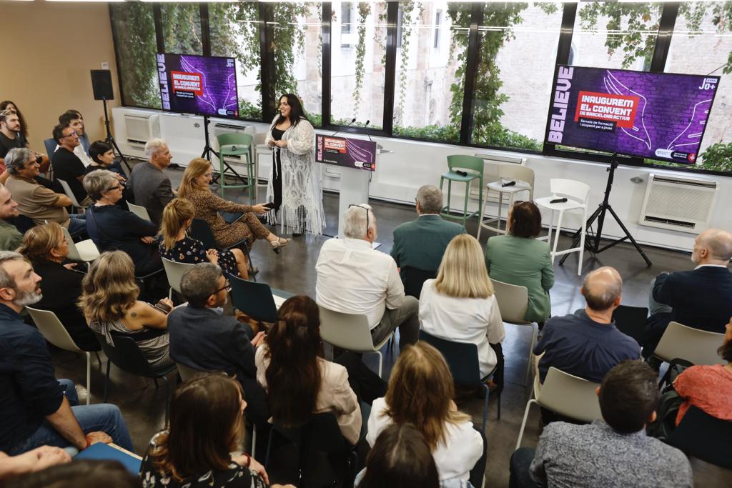 Espectacular inauguració del Convent de <a href="/barcelonactiva/">Barcelona Activa</a>.
Un espai pensat per les i els #joves i la seva #ocupació.