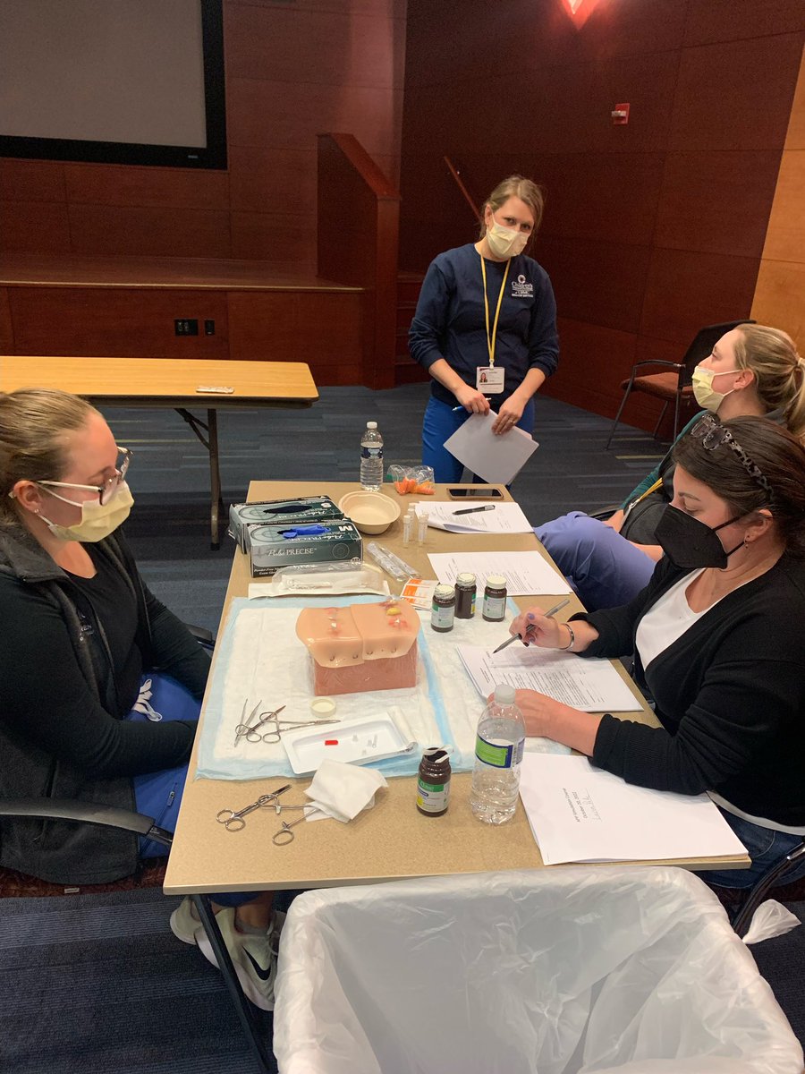 CHP_APP's tweet photo. Advanced Practice ProGRESS, or APPs Gaining and Retaining Special privileges through Simulation…the fun (i.e. learning) has begun! This program promotes high quality care and provider confidence by teaching and validating procedural competencies via simulation https://t.co/Ofac715tFA