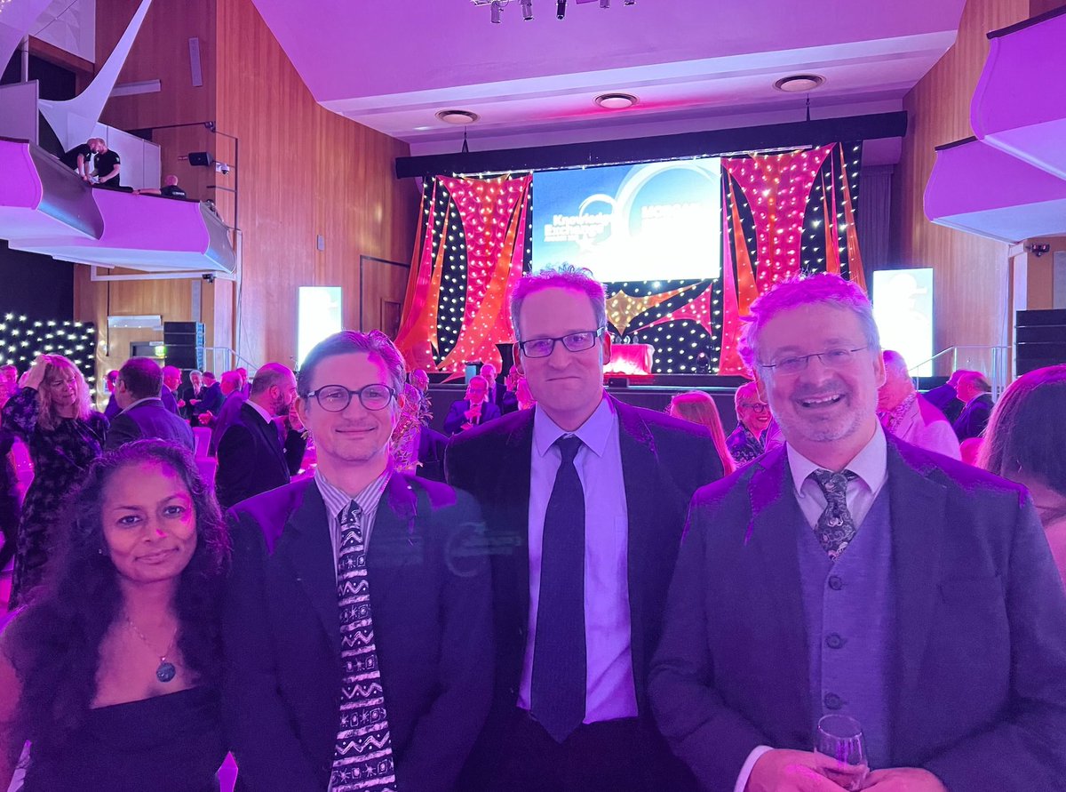 GlobalIntegrity's tweet photo. 🎉 Congrats to @HeathershawJ @TomMayne11 &amp; team (in partnership with #GI_ACE @GlobalIntegrity) who are nominated for the Fair, Just and Inclusive Society Award at the Knowledge Exchange awards @UniofExeter @UofE_Solutions tonight, here with James Nixon &amp; @ambiarth. https://t.co/4bbnktZchp