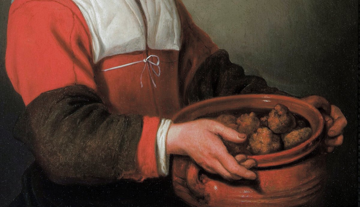 OldPortraiture's tweet photo. Born #OnThisDay in 1620: Dutch painter #AelbertCuyp (1620-91)
Portrait of a Young maid holding a cooking pot full of dumplings, ca. 1652
#Cuyp #DutchBaroque https://t.co/q9WICVjadr