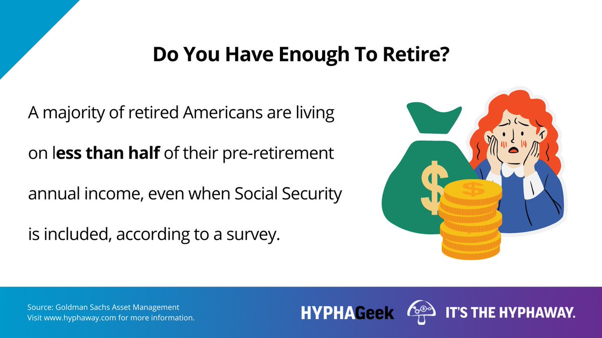 Hyphaway's tweet photo. HYPHAGeek: Do You Have Enough To Retire?
#HyphaWay #retirement #financialplanning https://t.co/0CvjK1oY1e