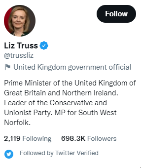 JakeSucky's tweet photo. Liz Truss the shortest serving British Prime Minister ever resigns today and Runescape offers her a brand new start with their own economy 😂 https://t.co/Rk3cmeQOmt