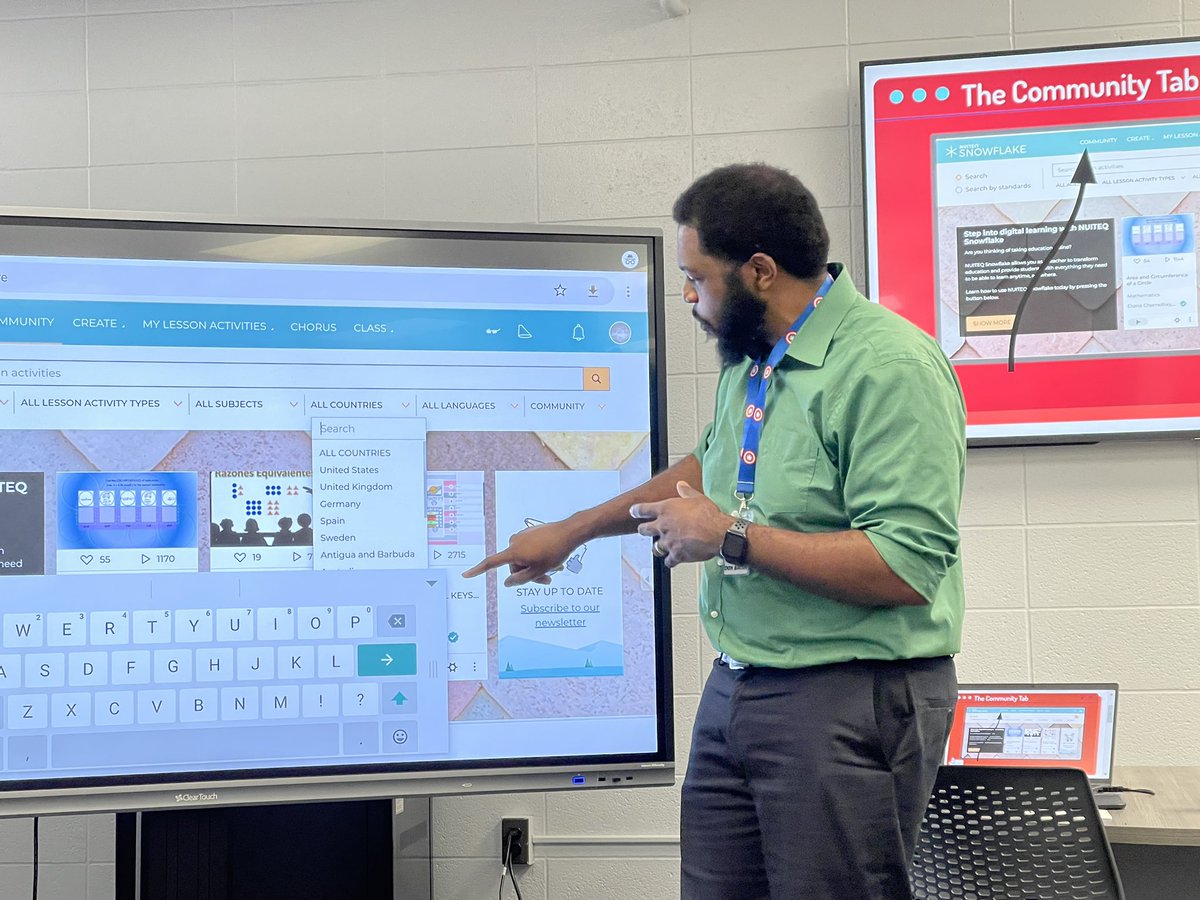 BallardLibrary (@bruinslibrary) on Twitter photo So excited to have <a href="/MisterBaconSays/">Don Bacon, Ed. D.</a> and <a href="/JCPS_JackBosley/">Jack Bosley</a> at Ballard today to teach us how to use #snowflakelive with our new interactive panels.
<a href="/JCPSDigIn/">JCPS Educational Technology</a> <a href="/JCPS_LMS/">JCPS Library Media Services Department</a> <a href="/JCPSLMSDrLynn/">JCPSLMSDr.Lynn</a> <a href="/Bruin_Principal/">Jason Neuss</a> <a href="/AcademiesofLou/">AcademiesofLou</a> So excited to have <a href="/MisterBaconSays/">Don Bacon, Ed. D.</a> and <a href="/JCPS_JackBosley/">Jack Bosley</a> at Ballard today to teach us how to use #snowflakelive with our new interactive panels.
<a href="/JCPSDigIn/">JCPS Educational Technology</a> <a href="/JCPS_LMS/">JCPS Library Media Services Department</a> <a href="/JCPSLMSDrLynn/">JCPSLMSDr.Lynn</a> <a href="/Bruin_Principal/">Jason Neuss</a> <a href="/AcademiesofLou/">AcademiesofLou</a>