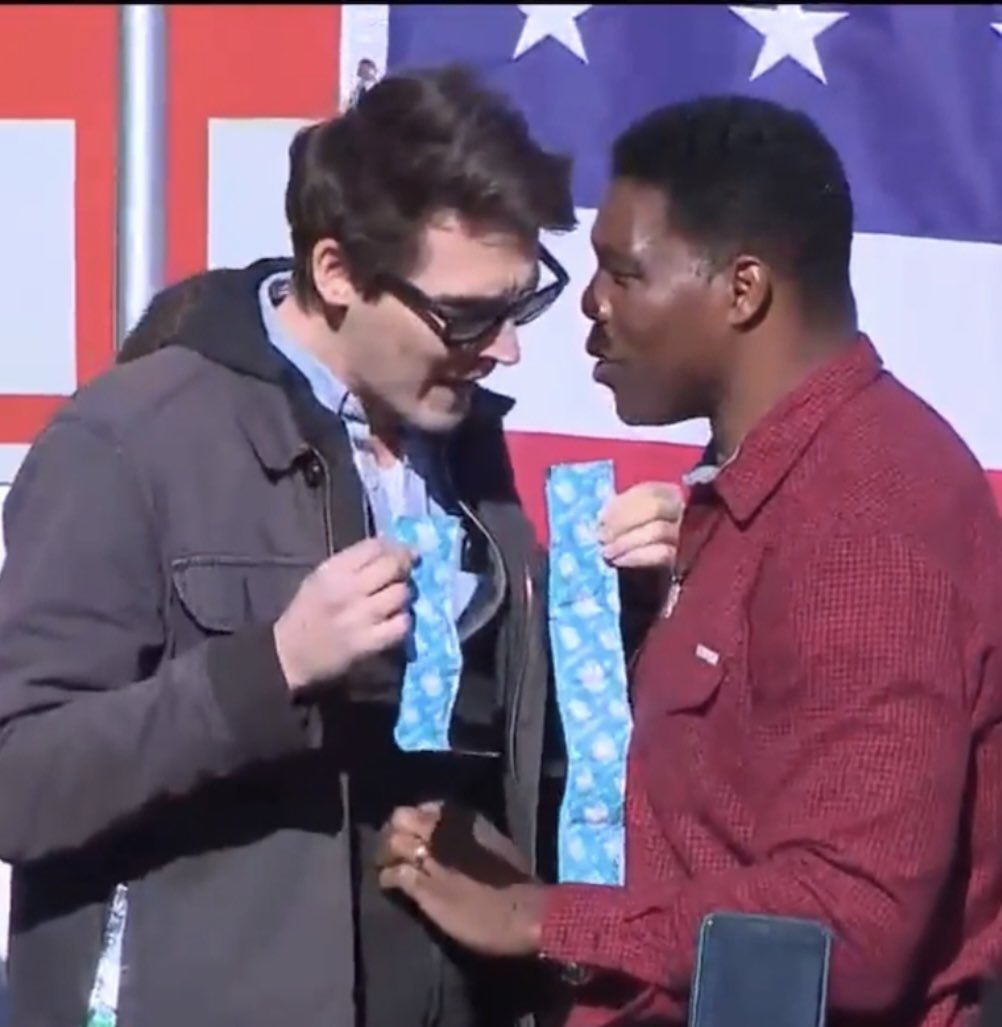 We tried to give Herschel Walker condoms today (for obvious reasons)