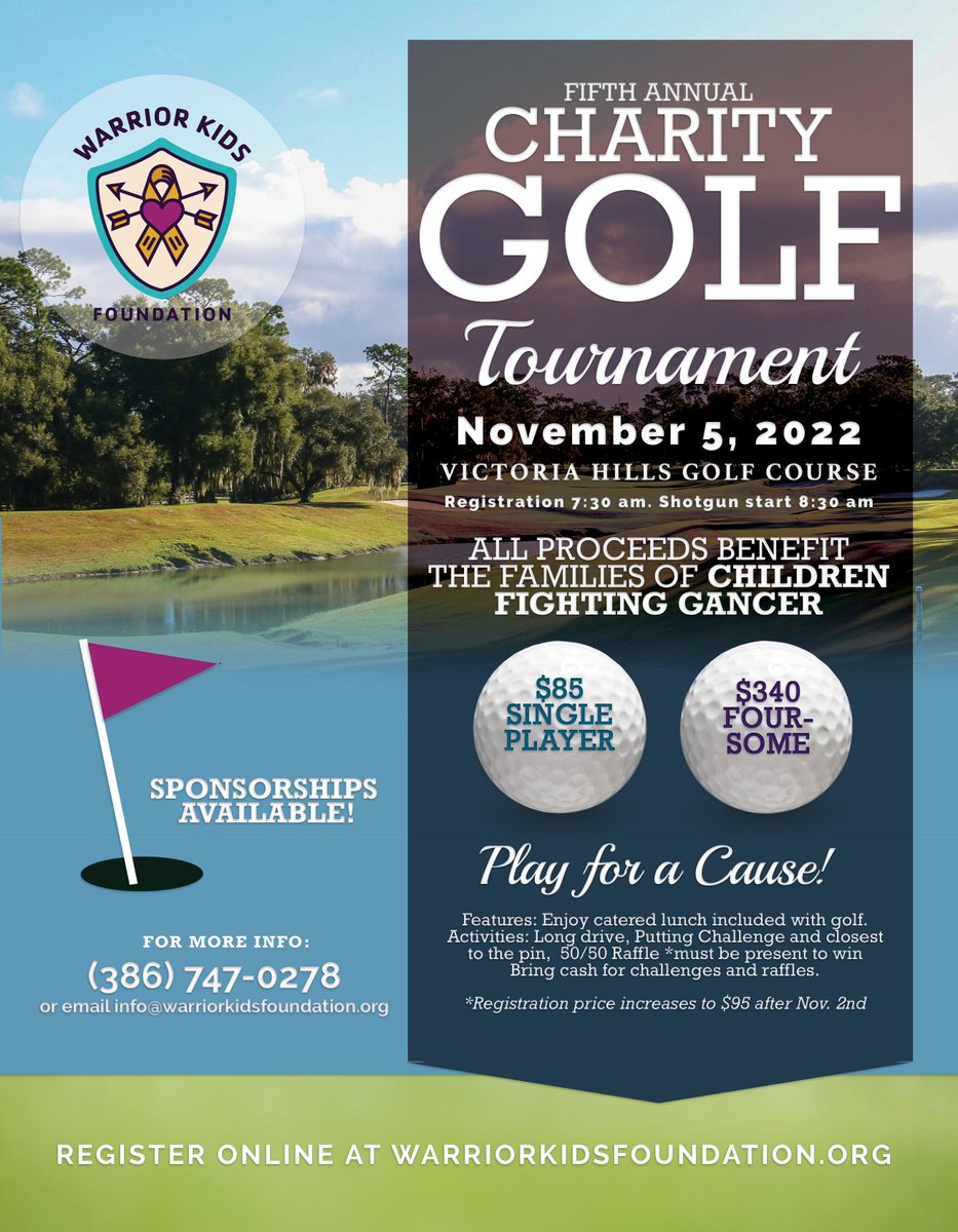 Come out and play for a great Charity