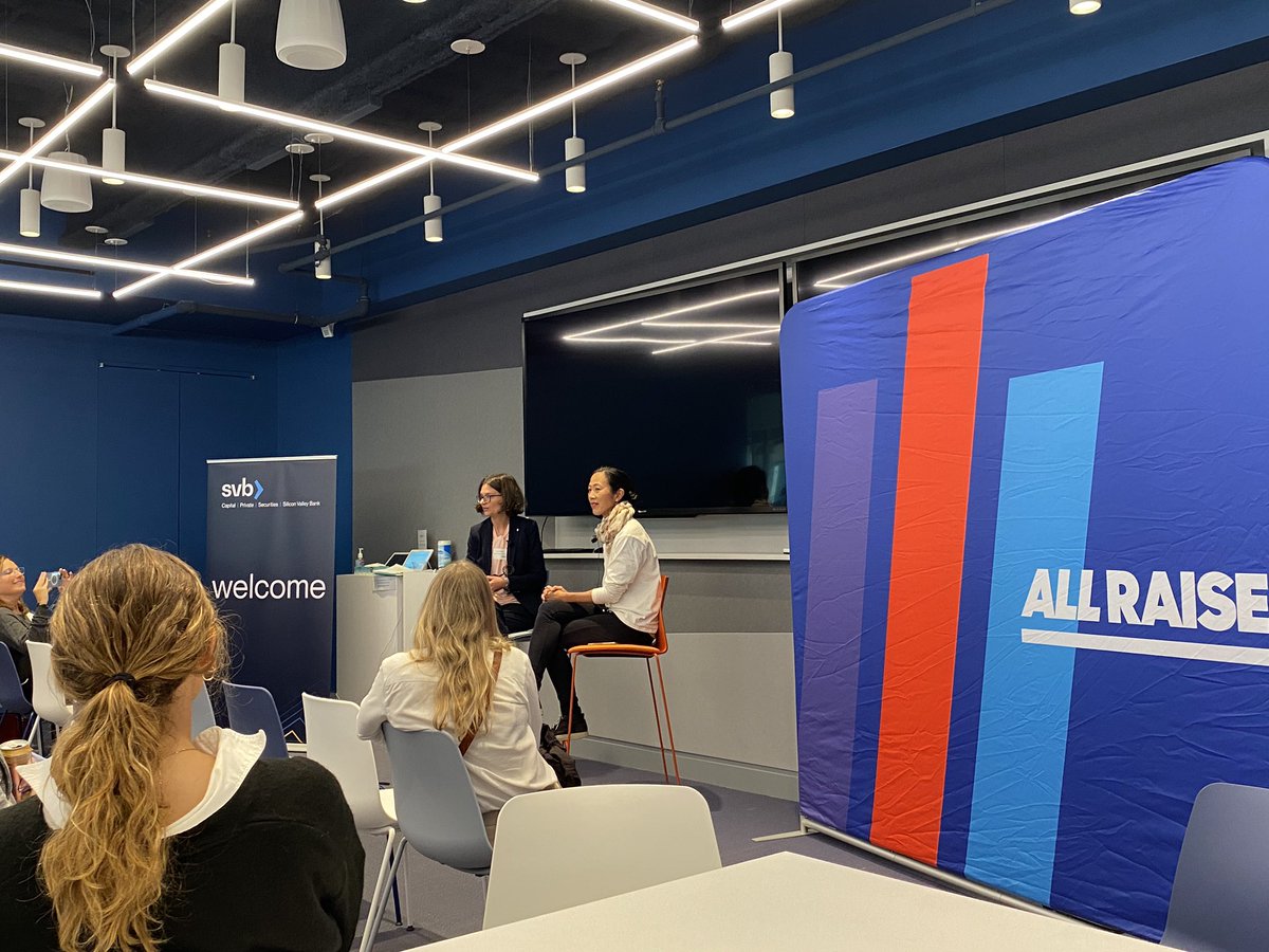 SimoneLaPray's tweet photo. @BosBizLucy asking @jbchang about her incredible origin story and the transformation from chef to entrepreneur. @AllRaise #allraise https://t.co/Td25Y7lySs