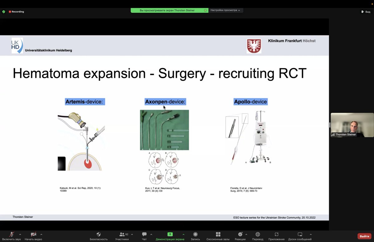 УТІМ/USMS (@usms_ua) on Twitter photo Today we had an excellent talk about Surgical management of intracerebral haemorrhage given by Prof Thorsten Steiner at the webinar from <a href="/ESOstroke/">European Stroke Org</a> TF4UKR. And special thanks <a href="/ECSandset/">Else C. Sandset</a> for the official announcement of ESO department-to-department program forUkrainian physicians Today we had an excellent talk about Surgical management of intracerebral haemorrhage given by Prof Thorsten Steiner at the webinar from <a href="/ESOstroke/">European Stroke Org</a> TF4UKR. And special thanks <a href="/ECSandset/">Else C. Sandset</a> for the official announcement of ESO department-to-department program forUkrainian physicians