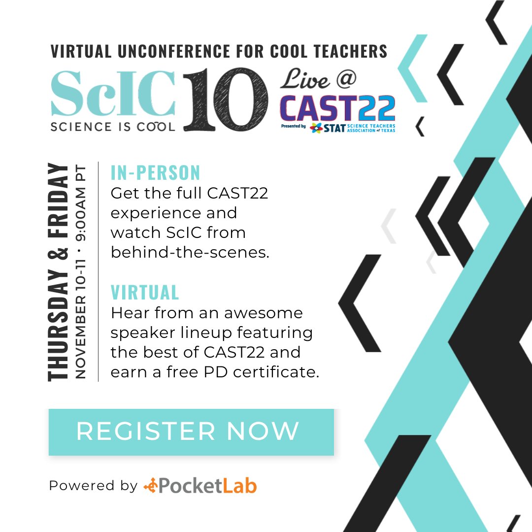 GreatMindsEd's tweet photo. What are you doing November 10 &amp; 11? We are leading a conversation about phenomenon-based instruction at the #ScIC10 Live at CAST22 virtual unconference hosted by @thepocketlab. It’s free to attend virtually, so register now! #scienceiscool #scic https://t.co/F9whZHZLA3 https://t.co/Hn17xOSwM2