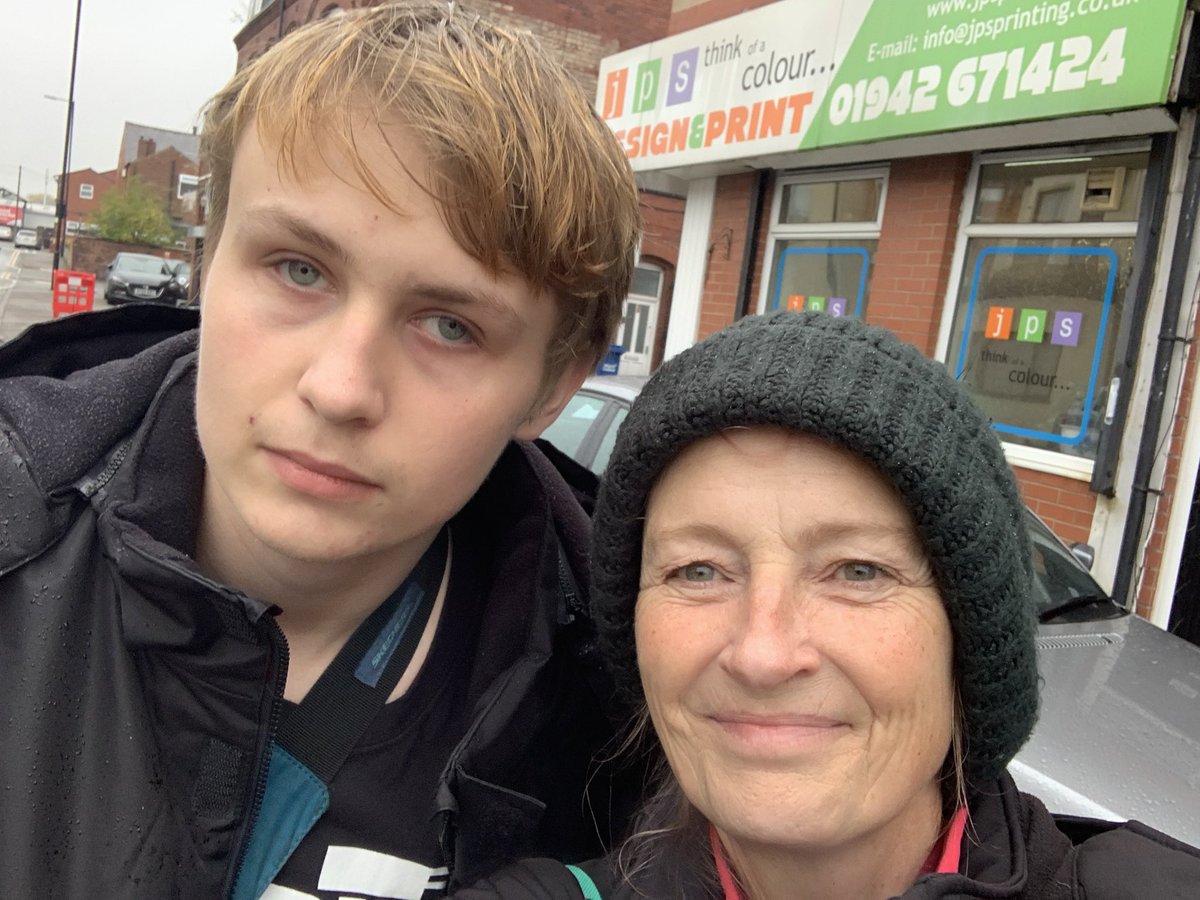 Bumped into an ex pupil. Glad he’s doing so well. @LeverParkSchool