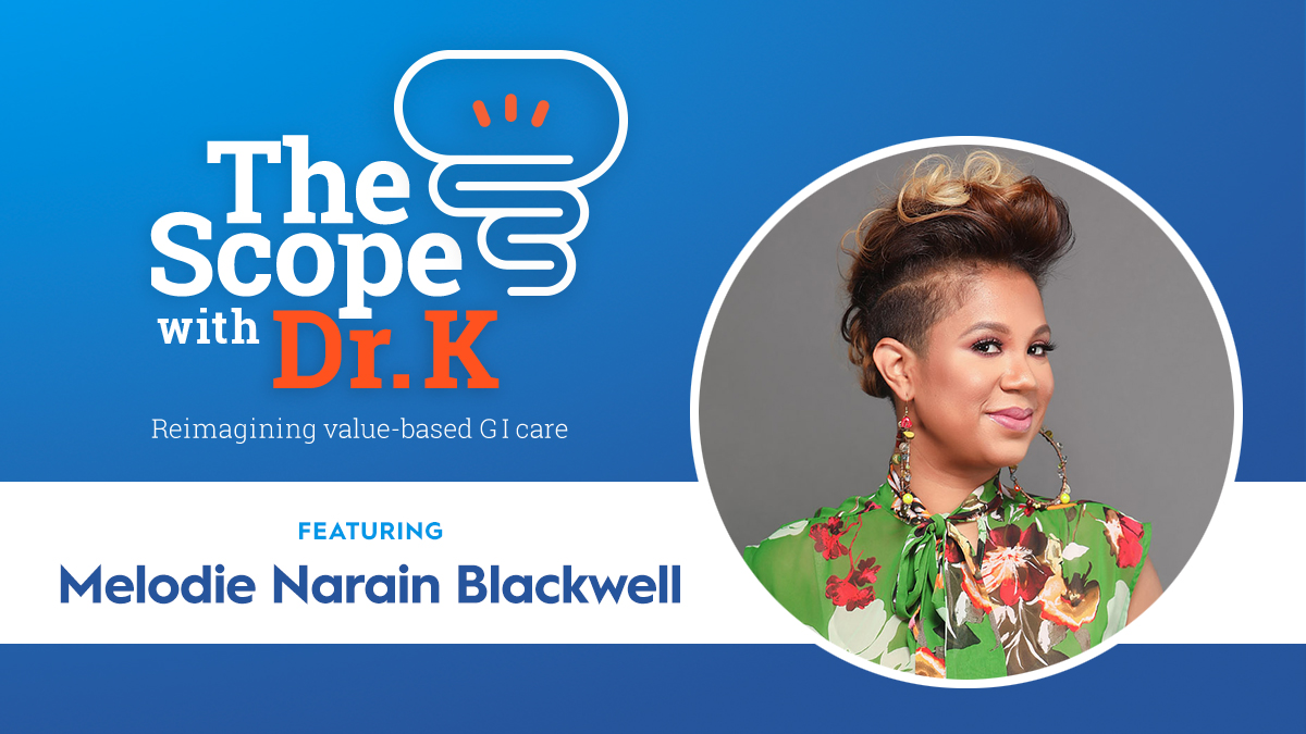 On The Scope With Dr. K, Melodie Narain-Blackwell, a patient-turned-advocate, shares her harrowing journey to diagnosis with IBD — and what she’s doing to ensure other patients of color have a better experience. sonarmd.com/podcast-buildi…

<a href="/mustbthemusic/">Melodie Narain-Blackwell</a> <a href="/lrkosinski/">Lawrence Kosinski</a> <a href="/HCNowRadio/">HealthcareNOWradio</a> #IBD