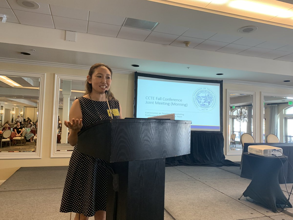 ReynaGR2's tweet photo. At the Joint Meeting #CCTEFall22 with @CalCouncil, @CalCTC, & #CABTE. Aligning our language for our #California #PreserviceTeachers https://t.co/HLR0saWzkX