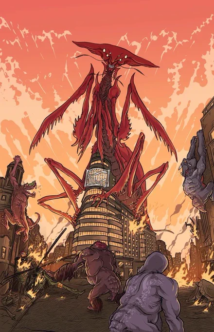 André Díaz  was the first to take a huge leap of faith on this project, back in 2019 when I was still working 60+ hours a week as a retail manager and had almost no published work. I knew this comic would work when he started sending me creature designs. 