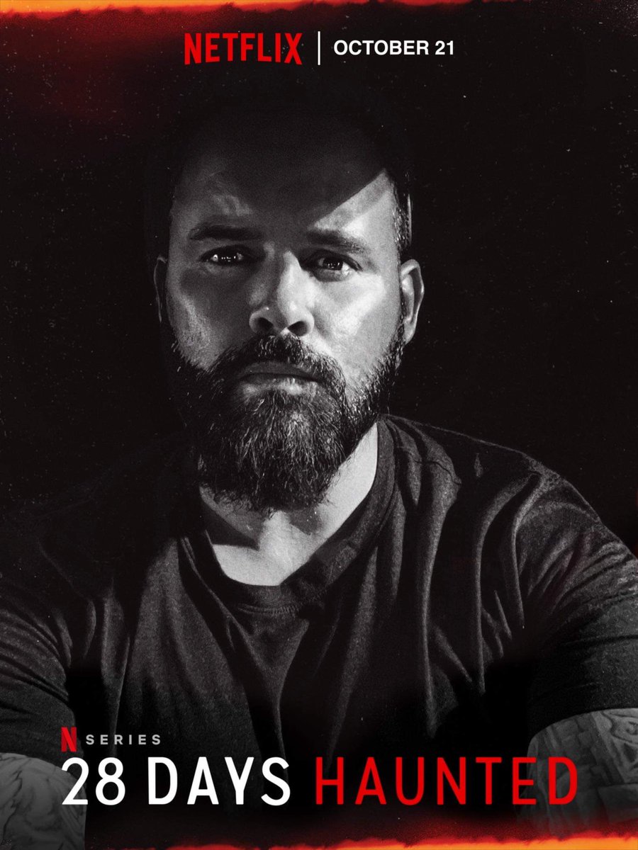 Get ready. #28DaysHaunted premieres tomorrow only on @Netflix. If you haven’t already, please share this and let your friends and family know. See you all tomorrow. ❤️