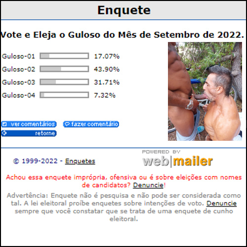 GulaGay's tweet photo. Resultado: Guloso do Mês de Setembro do site Gula Gay:
https://t.co/8SfRpE1Tvg https://t.co/BtqCg4t0ih