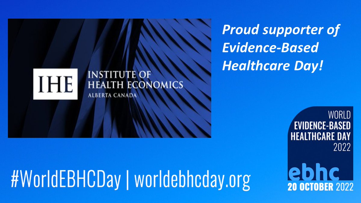 Today is World Evidence-Based Healthcare Day! May evidence guide decisions in policy and practice. #goscience #ebhcday @YourAlberta @OBrien_IPH @CADTH_ACMTS @ahs_scn @Albertadoctors @CMA_Docs @UAlberta_FoMD @UCalgaryMed @HE_ES_Canada