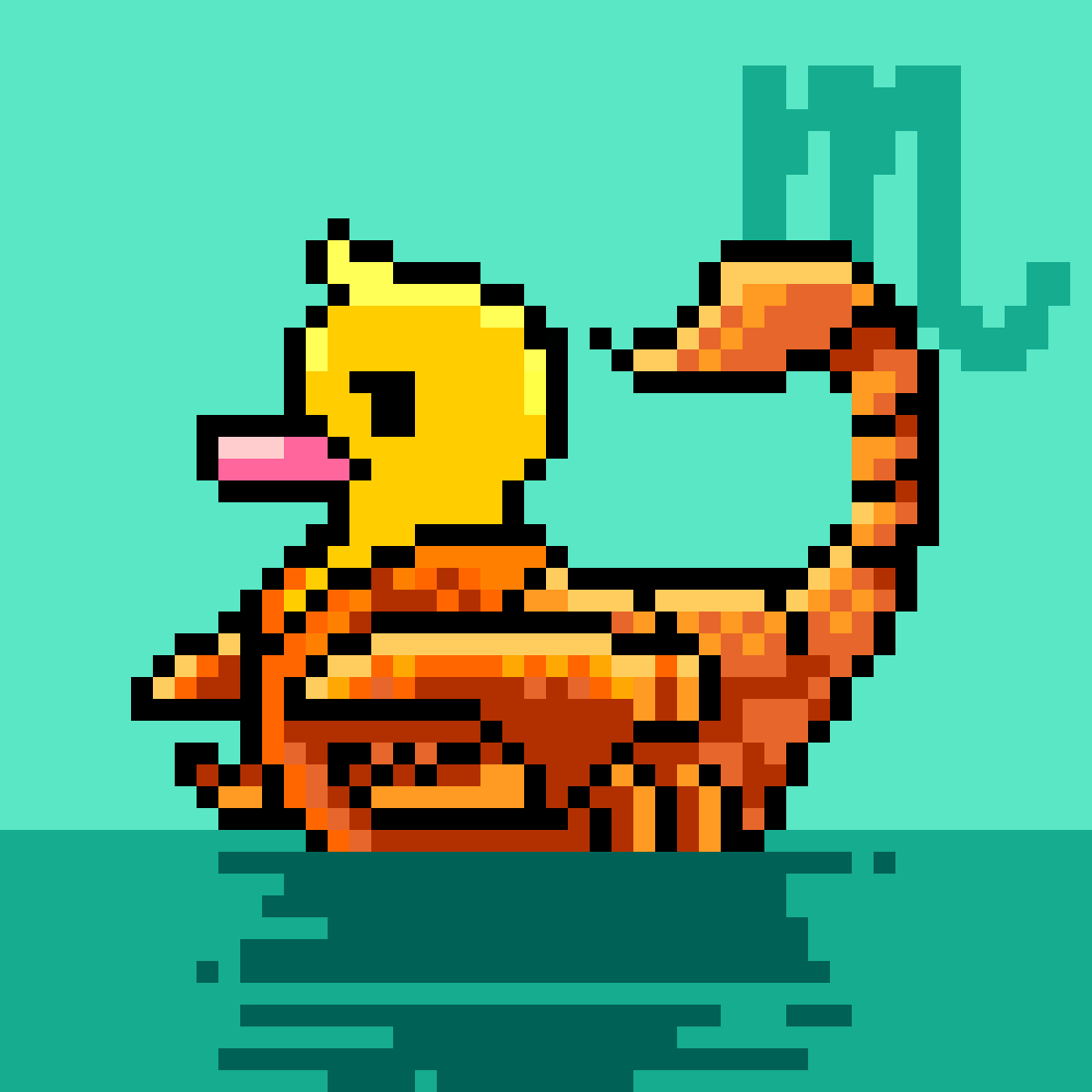 Duck a Day challenge
Day 550
CryptoDuckie #767 | Scorpio Duckie
opensea.io/assets/ethereu…
Available for 0.00 ETH
#NFTs #NFTcollectibles #nftart #pixelart #cryptoart #nftartist 

10 Duckies left! 🐣🐣🐣🐣🐣🐣🐣🐣🐣🐣