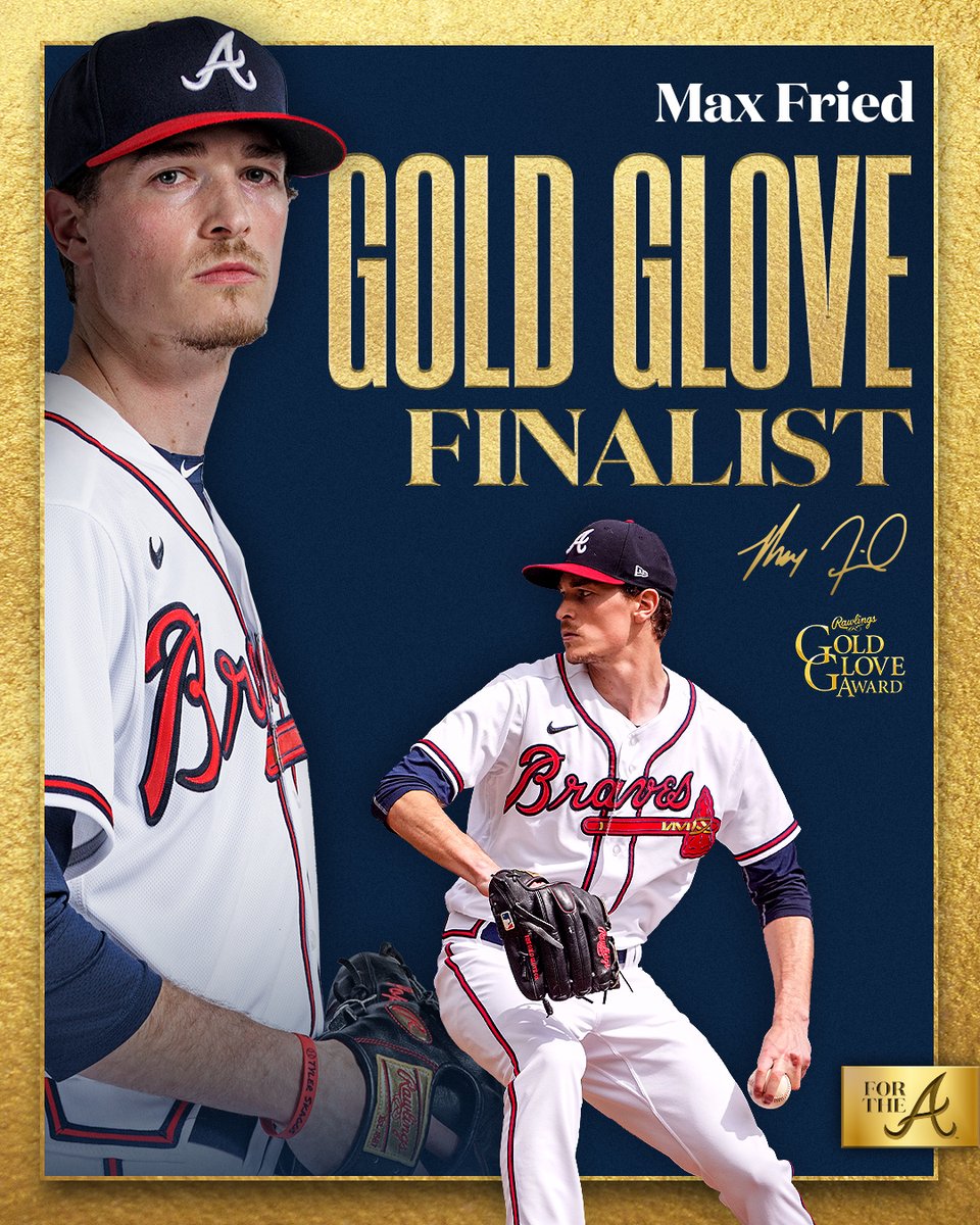 Congratulations to @MaxFried32 on being named a 2022 Gold Glove Award finalist!