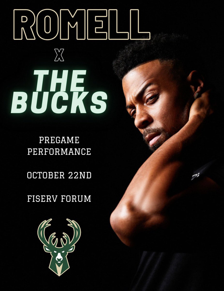 Romellofficial_'s tweet photo. @Bucks 10/22/22 https://t.co/5neMAIyrXu