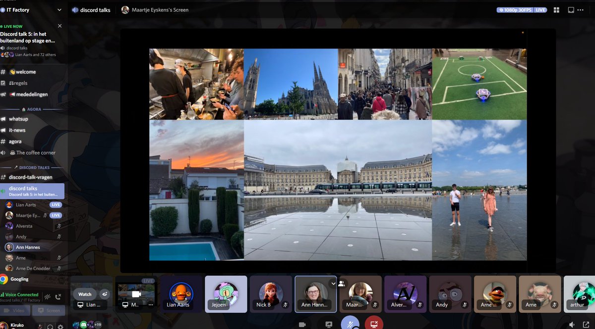 NickBulen's tweet photo. Followed the discord talk of @lian_aarts and @Jeroen_Weber25 on how they went from an international internship to switching to a master.
Thank you for the talk.
#Thomasmore #ITFactory https://t.co/u6ONW040BJ
