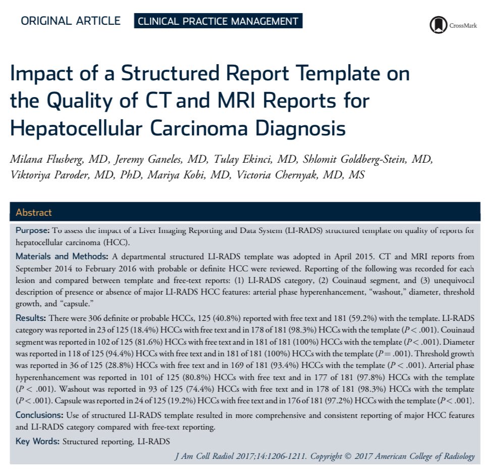 erina_quinn's tweet photo. Adding Value in Radiology Reporting
▶️ @olgabrook
▶️@VChernyakMD
#ACRQS22 #SpeakerReferences
@JACRJournal:
1. https://t.co/MAaDxKYmeW
2. https://t.co/8QKqGjLRfE
3. https://t.co/p7KK7YyNoz https://t.co/slz06X55Fa