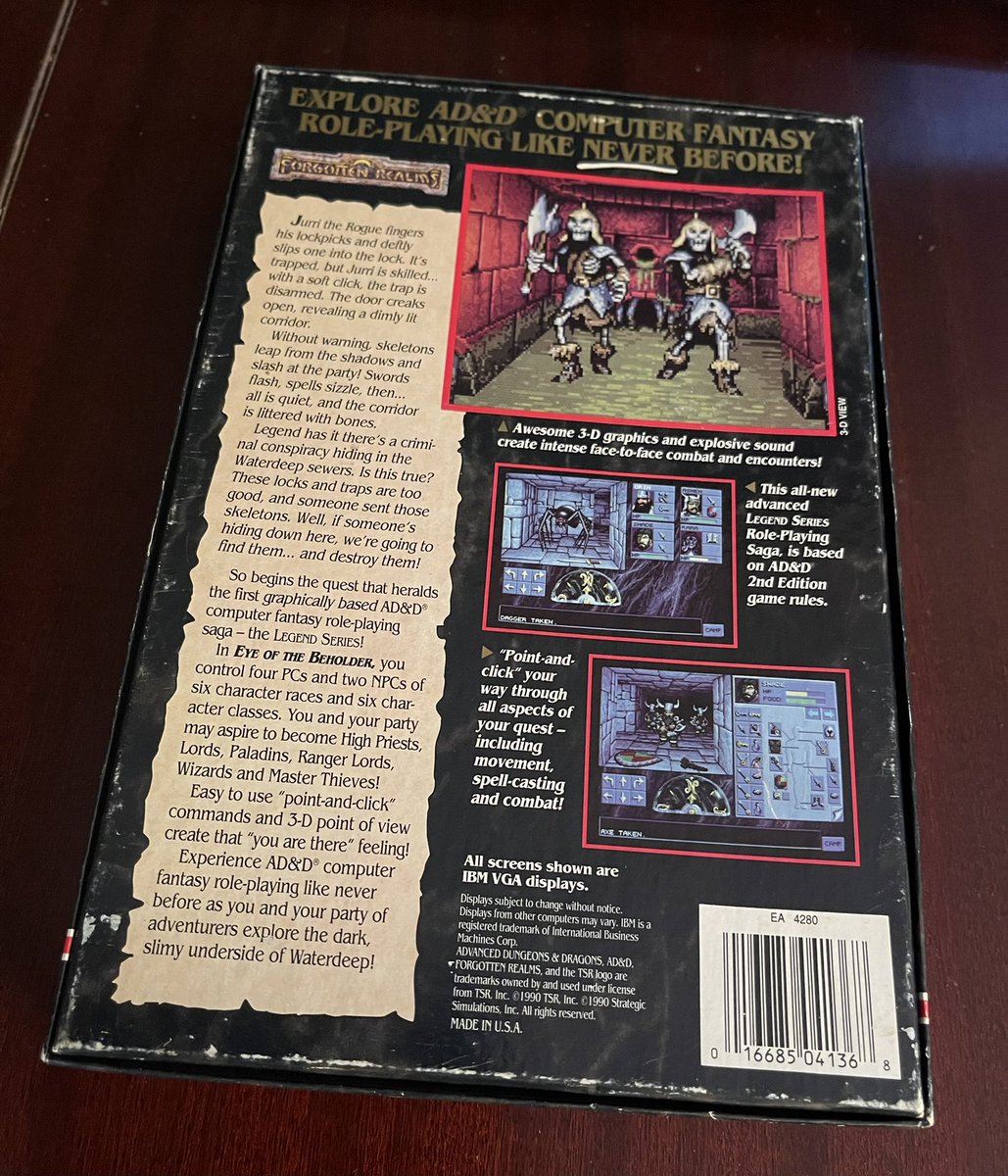 vasquiu's tweet photo. Algo pasa debajo de Waterdeep 🔮 #retro #RETROGAMING #dungeonsanddragons #forgottenrealms #eyeofthebeholder #rpg #rpgs https://t.co/ebCcvtT21q