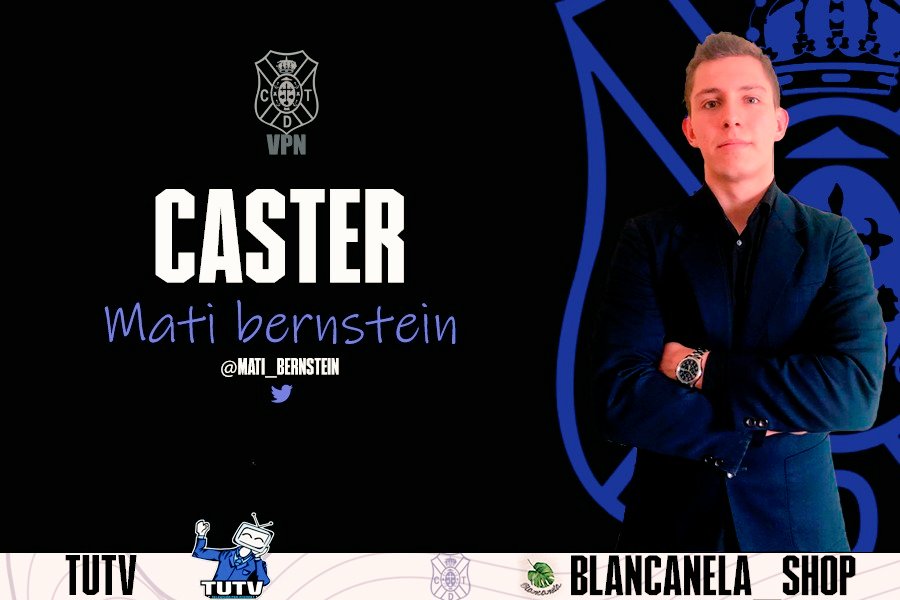 CDPROTENERIFE's tweet photo. #CASTER / #VPNTNF
Hoy presentamos a la persona que pondrá voz a nuestros goles esta temporada ‼️🎙️
Un genio de las narraciones deportivas que aportará experiencia y motivación a nuestros partidos💥
@Mati_Bernstein 🏴💯 https://t.co/S78OdP35Vj