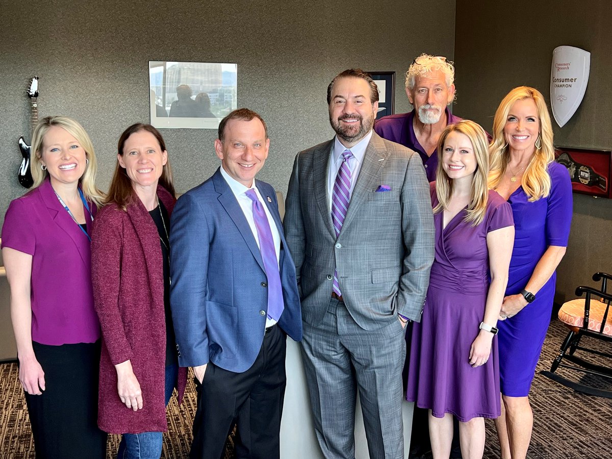 Our office is wearing purple to raise awareness about domestic violence. Please share this National Domestic Violence Hotline: 800-799-7233. #PurpleThursday #AZAG @AZAGTV